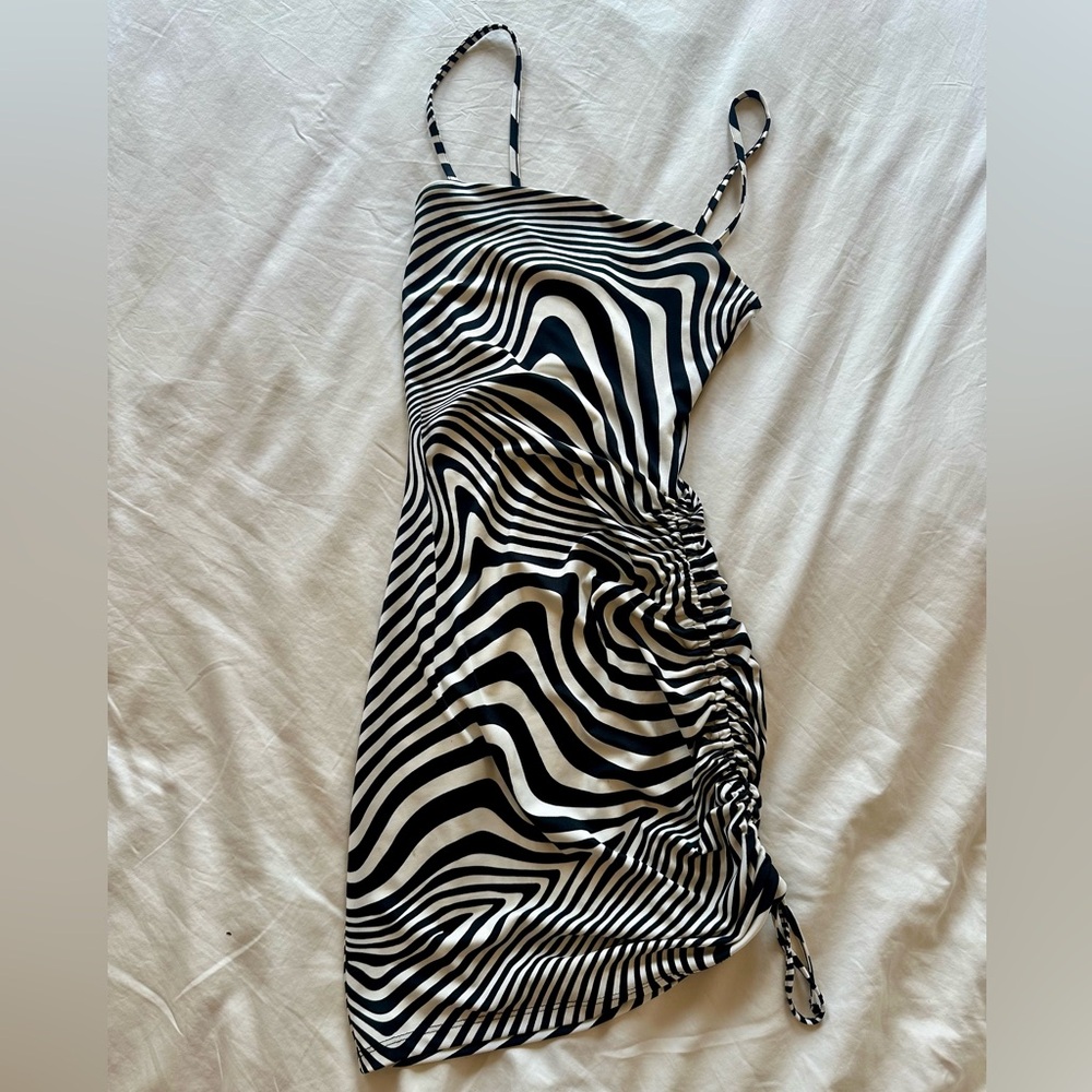 H&M Zebra Print Mini Dress